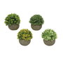 Everlands Maceta para Arbusto Pequeño, Ø12 x 12 cm, Macetero de Plástico, Varios Modelos