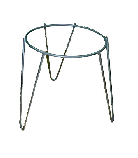 Sauvic Soporte Macetero Pie Zincado 18cm Sauvic Soporte Macetero Pie Zincado 18cm