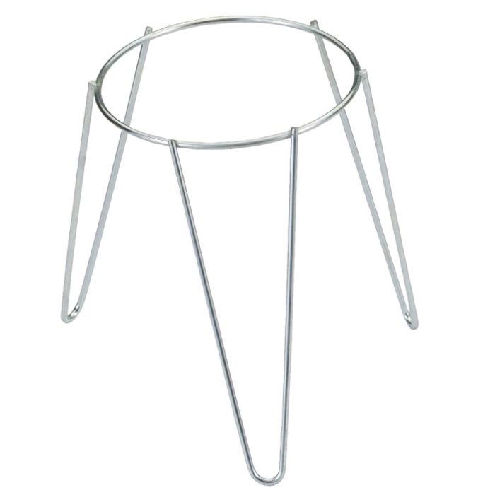 Sauvic Soporte para macetero de pie zincado ø20 cm Sauvic Soporte para macetero de pie zincado ø20 cm
