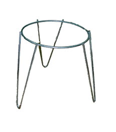 Sauvic Soporte para macetero de pie zincado ø20 cm