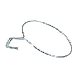 Sauvic Soporte Macetero Balcón Zincado SV03125 Aro para Colgar Ø 24cm Barandas 5cm Grueso Fabricación Nacional