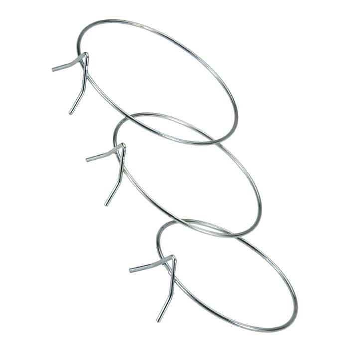 Sauvic Soporte para macetero de pared zincado de 16 cm Sauvic Soporte para macetero de pared zincado de 16 cm
