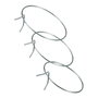 Sauvic Soporte para macetero de pared zincado de 16 cm