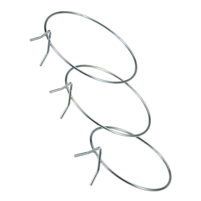 Sauvic Soporte para Macetero de Pared Zincado 20 cm