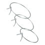 Sauvic Soporte para Macetero de Pared Zincado 20 cm