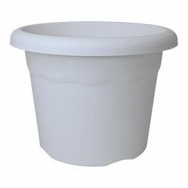 Plastiken Maceta de inyección color blanco ø30 cm