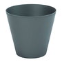 Plastiken Maceta Cono de Inyección Tes Antracita Ø18 cm x 16 cm 3 Litros Polipropileno