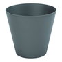 Plastiken Tes Cono de Inyección Maceta Ø22x20 cm 6L Color Antracita Polipropileno