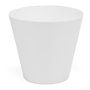 Plastiken Tes Maceta Inyección Cono Blanco 17.5 litros Ø 32x29 cm Polipropileno