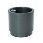 Plastiken Hidrojardinera con Sistema de Autorriego, Color Antracita, Ø 22 cm, 8 Litros, para Exterior e Interior