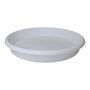 Plastiken Plato para Maceta de Inyección Blanco Terra Ø26 cm, Ref: 90586
