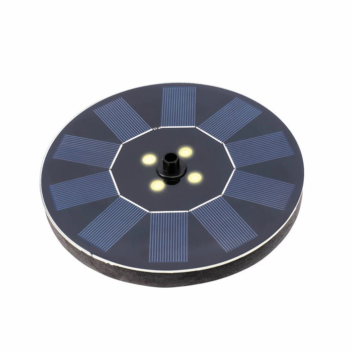 Lumineo Fuente solar de jardín con 4 leds de luz blanca cálida Lumineo Fuente solar de jardín con 4 leds de luz blanca cálida