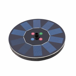 Lumineo Fuente solar de jardín con luz LED RGB