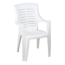 Ipae Progarden Silla TaliA Tal050bi Apilable Respaldo Alto Color Blanco 55 x 60 x 91 cm