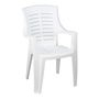 Ipae Progarden Silla TaliA Tal050bi Apilable Respaldo Alto Color Blanco 55 x 60 x 91 cm