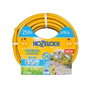 Hozelock 117036 Manguera Tricoflex Ultraflex Ø19 mm, ¾ pulg, 25 m, Antidobleces, Flexible, Amarillo