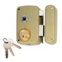 Lince 95056BHE70D Cerradura de sobreponer con cilindro mano derecha entrada 70mm