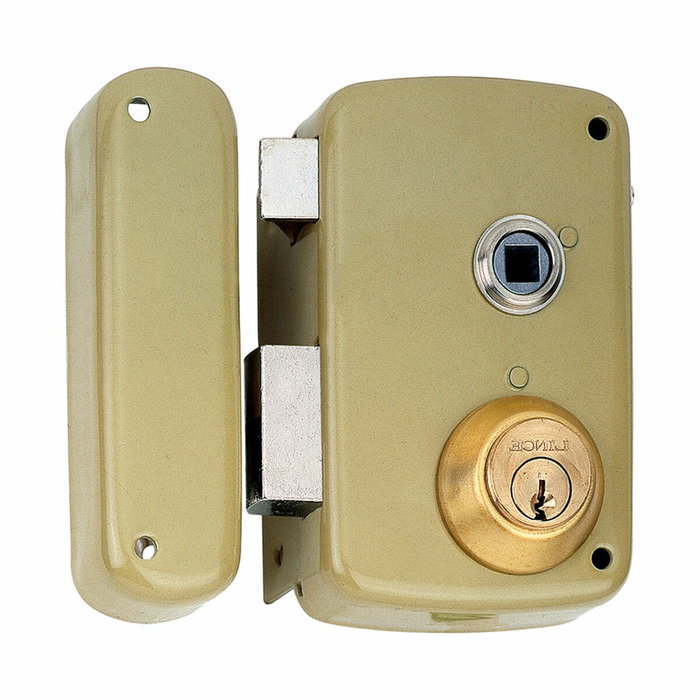 Lince Cerradura de sobreponer 95056bhe70i Bicapa-oro Lince Cerradura de sobreponer 95056bhe70i Bicapa-oro
