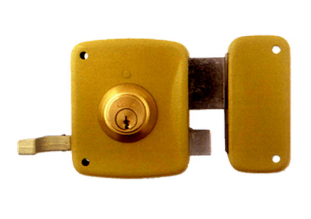 Lince Cerradura de sobreponer 95125ahe08d, cilindro 5125a, entrada 80 mm, mano derecha, Bicapa-oro Lince Cerradura de sobreponer 95125ahe08d, cilindro 5125a, entrada 80 mm, mano derecha, Bicapa-oro