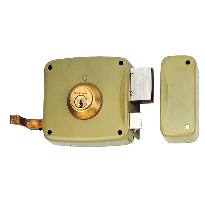 LINCE Cerradura 5125A-BO/100 Derecha Bicapa Oro LINCE Cerradura 5125A-BO/100 Derecha Bicapa Oro