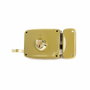 Lince Cerradura de sobreponer 95125ahe12d con cilindro 5125a, mano derecha, acabado bicapa-oro