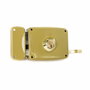 Lince Cerradura de sobreponer con cilindro 5125a entrada 100mm mano izquierda acabado bicapa oro