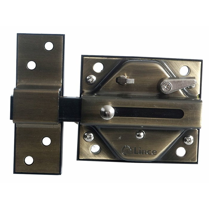 Lince Cerrojo de Alta Seguridad 7930r Acabado Bronce Inglés