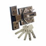 Lince Cerrojo de Alta Seguridad 7930r Acabado Bronce Inglés