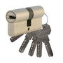 Lince 9c253232n Cilindro de Seguridad Multipunto Serie C2 Leva Larga 32+32mm Níquel