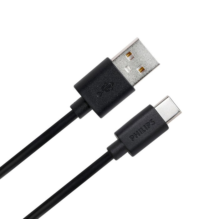 Philips Cable USB-A a USB-C 1,2 m Negro Philips Cable USB-A a USB-C 1,2 m Negro