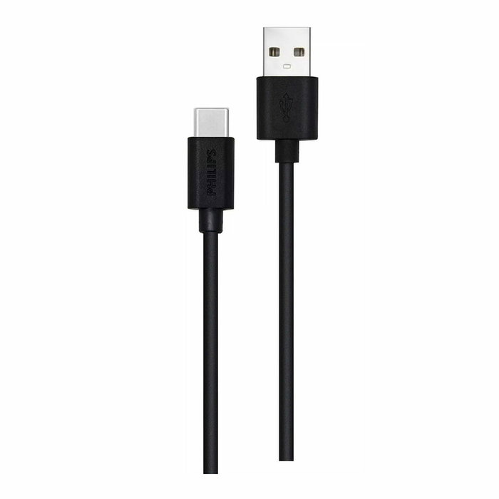 Philips Cable USB-A a USB-C 1,2 m Negro Philips Cable USB-A a USB-C 1,2 m Negro