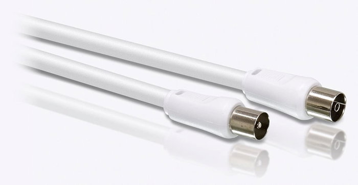 PHILIPS Cable coaxial de antena 1,5m Blanco Swv2516w/10 PHILIPS Cable coaxial de antena 1,5m Blanco Swv2516w/10