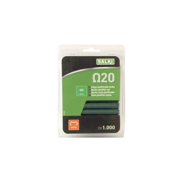 Salki Grapas omega 20 verdes, 1000 uds Salki Grapas omega 20 verdes, 1000 uds