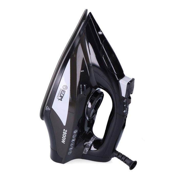 Edm Plancha de vapor 2800 W Modelo Grande Antracita Edm Plancha de vapor 2800 W Modelo Grande Antracita
