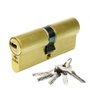 Cisa Cilindro Asix 30x50mm Latonado con 6 Pitones y 5 Llaves - Ref: 1.0e300.17.0.0000.c5