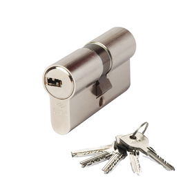 Cisa Cilindro Asix 1.0e300.12.0.12sz.c5 Niquelado Leva Corta 30x40mm 5 llaves