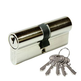 Cisa Cilindro Logo 08010.07.0.12.lc Níquel Leva Corta 30x30mm 5 Llaves de Seguridad