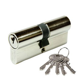 Cisa Cilindro Logo Std 35x35mm Níquel Leva Corta 08010.13.0.12.lc con 5 llaves