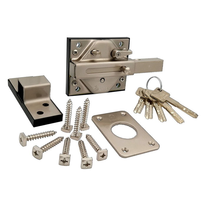 Lince Cerrojo de Alta Seguridad 7930r Cromo Mate 97930rcm