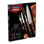Tramontina Juego para Asado 14 Piezas Polywood Castaño Acero Inoxidable Mangos Madera