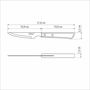Tramontina Cuchillos de Asado Polywood Castaño 10,16 cm 6 uds Juego Acero Inoxidable