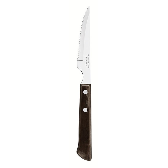 Tramontina Juego de cuchillos de asado Polywood castaño 10,16 cm 6 uds Tramontina Juego de cuchillos de asado Polywood castaño 10,16 cm 6 uds