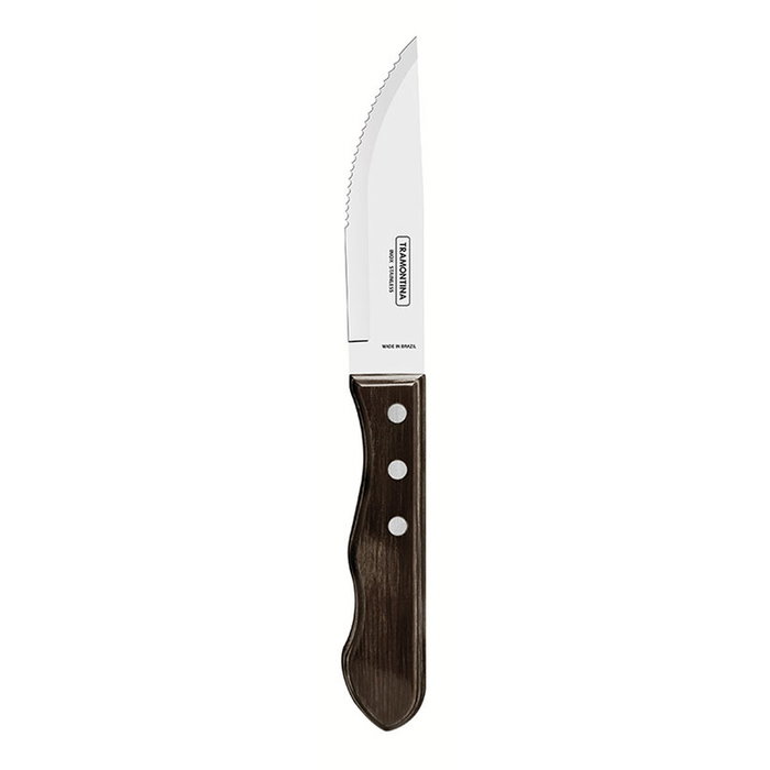 Tramontina Cuchillos de asado jumbo Polywood castaño 12,7 cm, 4 uds Tramontina Cuchillos de asado jumbo Polywood castaño 12,7 cm, 4 uds