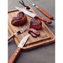 Tramontina Juego de Cuchillos para Asado Jumbo 12,7 cm Acero Inoxidable Mango Madera Natural 4 Piezas