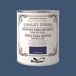 Rust-oleum Chalky Finish Pintura para Muebles Azul Intenso 750 ml Efecto Tiza Ultra Mate Referencia 5397551