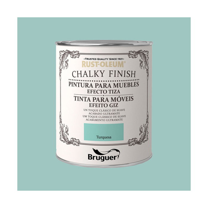Bruguer Rust-oleum chalky finish muebles turquesa 750 ml Bruguer Rust-oleum chalky finish muebles turquesa 750 ml