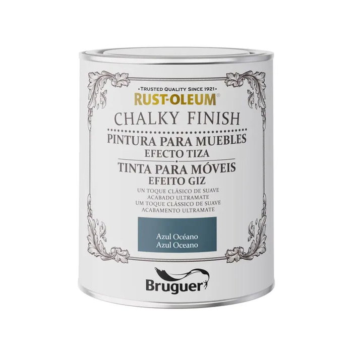 Bruguer Rust-oleum Chalky Finish Azul Oceano 750 ml Bruguer Rust-oleum Chalky Finish Azul Oceano 750 ml