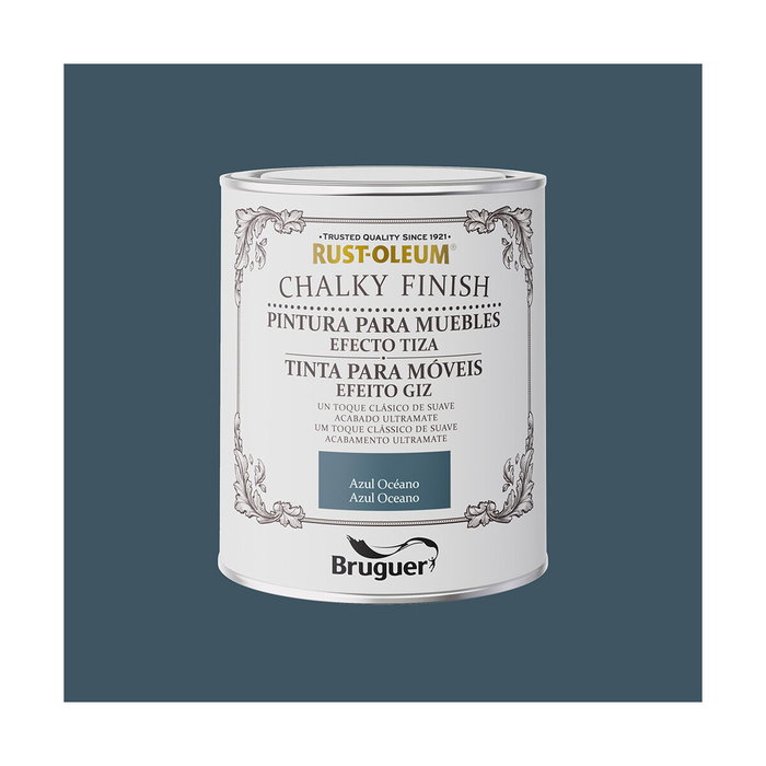 Bruguer Rust-oleum Chalky Finish Azul Oceano 750 ml Bruguer Rust-oleum Chalky Finish Azul Oceano 750 ml