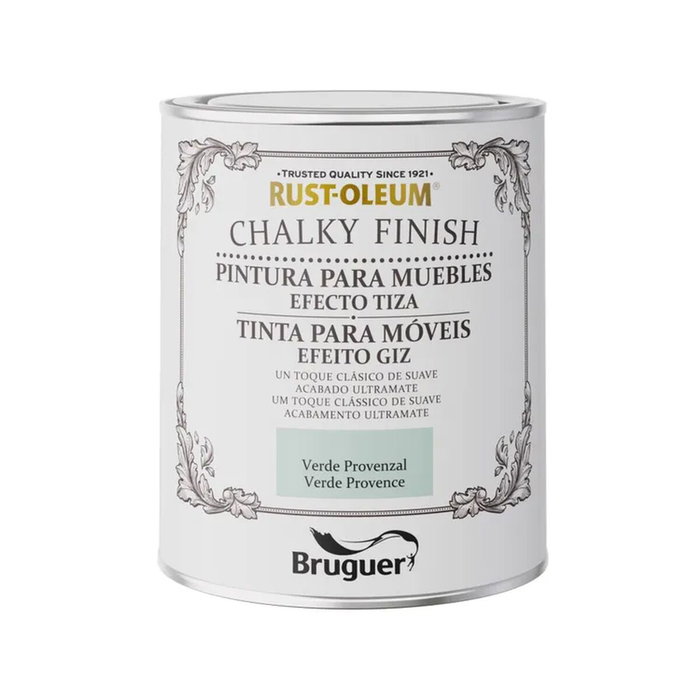Bruguer Rust-oleum chalky finish Muebles Verde Provenzal 750 ml