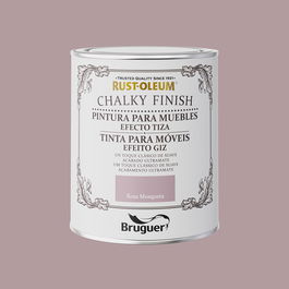 Bruguer 5733892 Pintura Chalky Finish Efecto Tiza Rosa Mosqueta 750 ml Acabado Ultra Mate